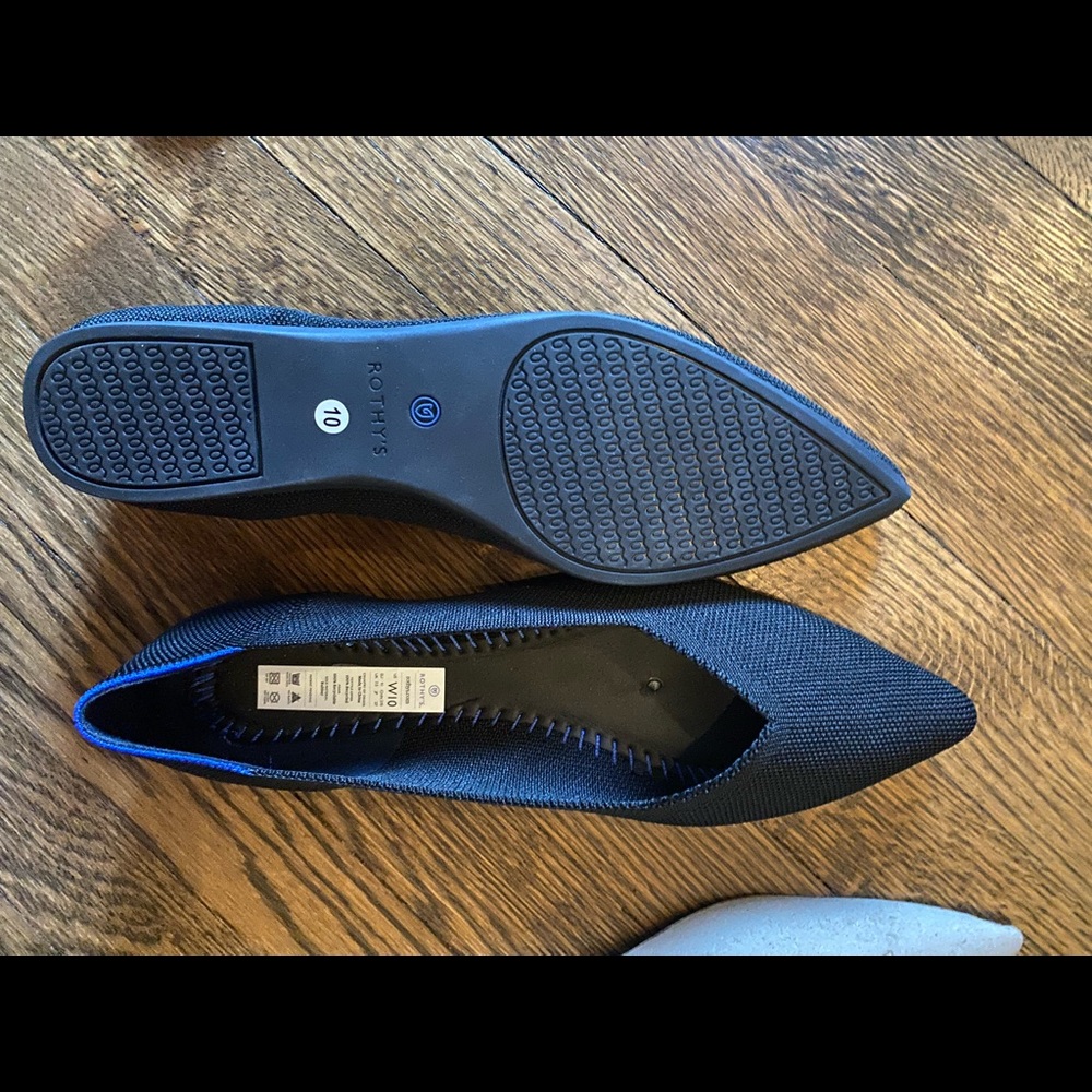 NEW Rothy's The Point Flats Size 10